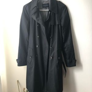Banana Republic Black Trench Coat